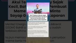 Terbiasa Dibully, Bahlil Maafkan Pembuat Meme Dirinya dan Minta Sayap Golkar Mencabut Laporan Polisi