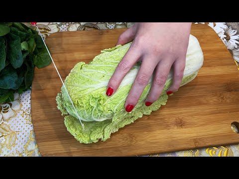 Беру БАНКУ ГОРОШКА, капусту и готовлю гениальный салат! Вкусный рецепт! Салат за 5 минут!