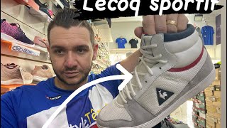 Fucho mostra na lecoq sportif na loja style tenis