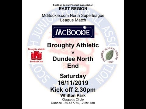 Broughty Athletic v Dundee North End Highlights 16 11 2019