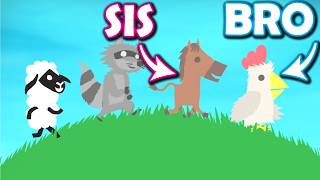 Ultimate Chicken Horse - ALL LEVELS!! (Brother vs Sister)