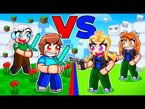 Roblox Vs Minecraft In Rivals...