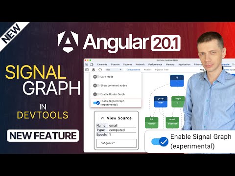 Angular 20.1: New Signal Graph in DevTools
