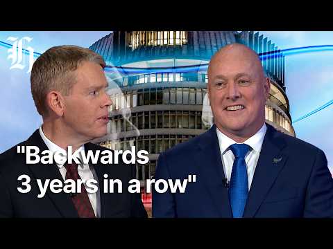 Thumbnail for Same answer, different story: Hipkins and Luxon spar over minimum wage increases