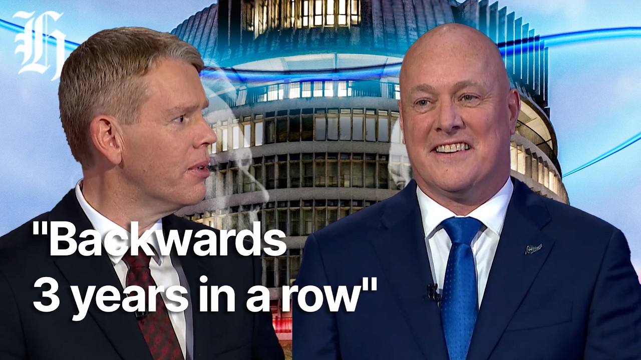 Same answer, different story: Hipkins and Luxon spar over minimum wage increases