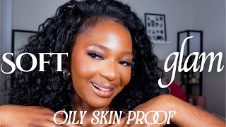 Beginner-Friendly Soft Glam Makeup Tutorial for Oily Dark Skin | Step-by-Step + Pro Tips + Products