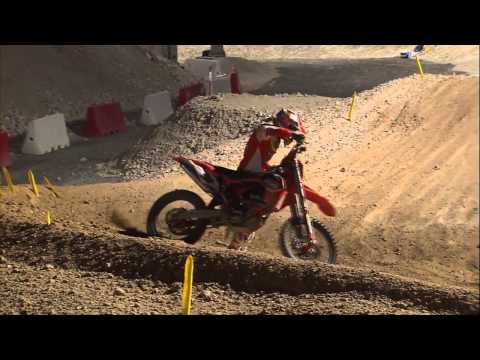 MXGP of Qatar 2014 Matiss Karro Crash   Motocross