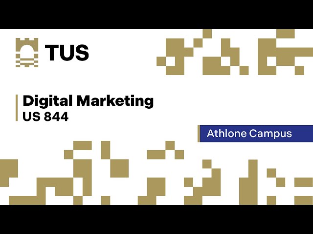 US844 - Digital Marketing [Athlone]
