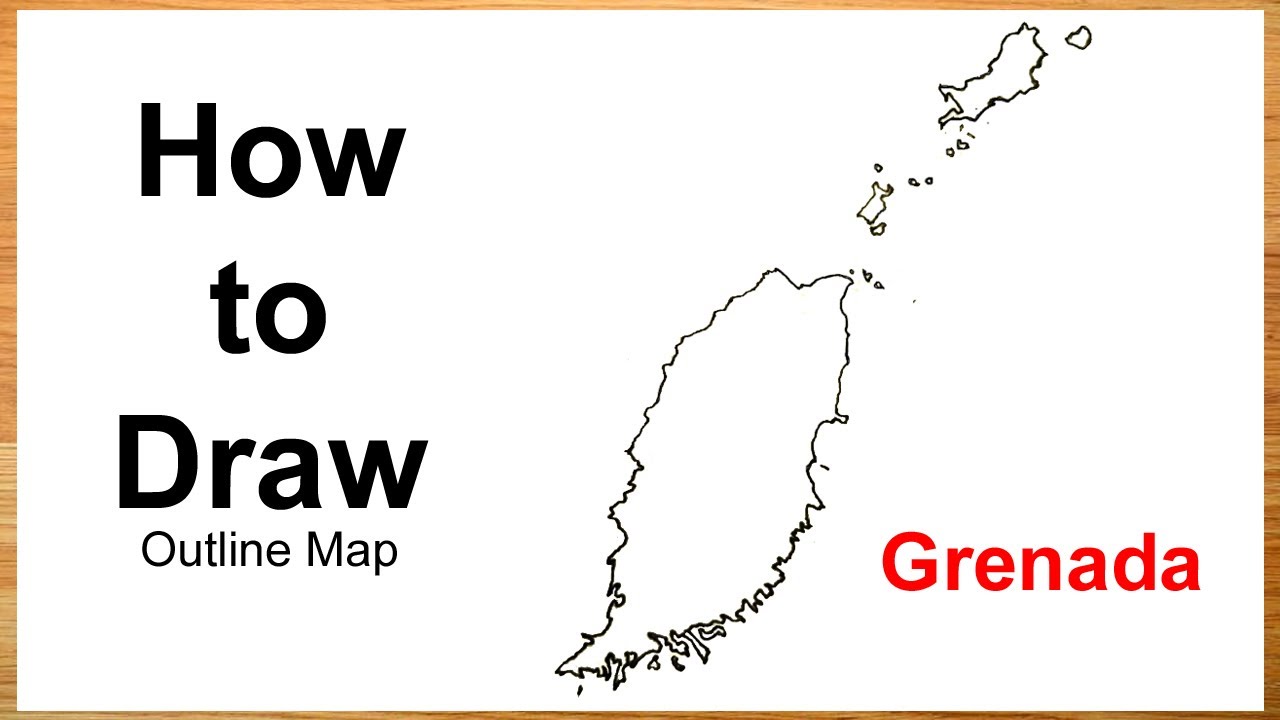 Grenada: How to draw Grenada map