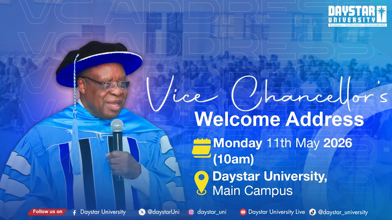 Vice Chancellor's Address : May 2026 Orientation