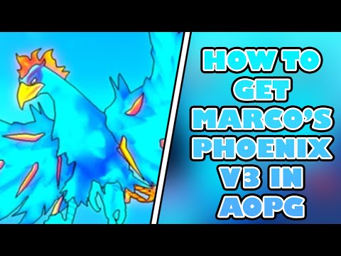 [AOPG] How To Get Marco's Phoenix V3 Fruit.. (FULL PHOENIX UPDATE)..