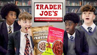 British Highschoolers try Trader Joe's for the first time!