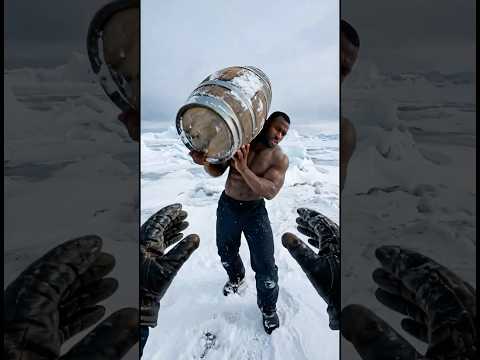 🥶TE PERDISTE EN EL POLO NORTE ELIGE UN BARRIL PARA NO TENER FRIO !#shortsviral #humor #asmr #shorts