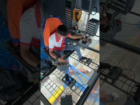 Long Crane Driver Life #shorts #crane