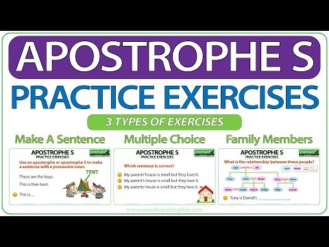 Apostrophe S in English - Practice Exercises