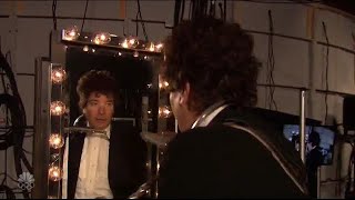 Jimmy Fallon Prepares as Bob Dylan
