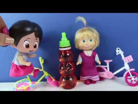 Maşa ve Niloya Bisikletten Nasıl Düştü Masha Doktora Gidiyor