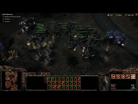 StarCraft: Mass Recall V7.1 Brood War Zerg Campaign Mission 5 - True Colors