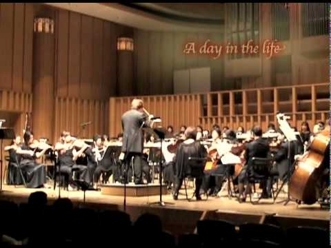 The Beatles  "A day in the life"  orchestra