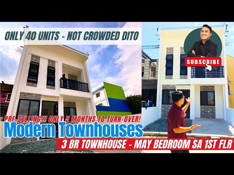 FULL HOUSE TOUR - Modern 3 BR Townhouse w/ room on 1st Floor! Malagasang Road, Imus Cavite