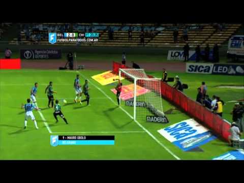 Gol de Óbolo. Belgrano 2 - Chicago 0. Fecha 1. Primera División 2015. FPT.
