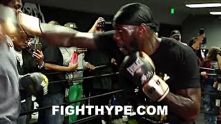 DEONTAY WILDER UNLEASHES DEVASTATING POWER; PERFECTING KNOCKOUT BOMBS TO HEAD AND BODY