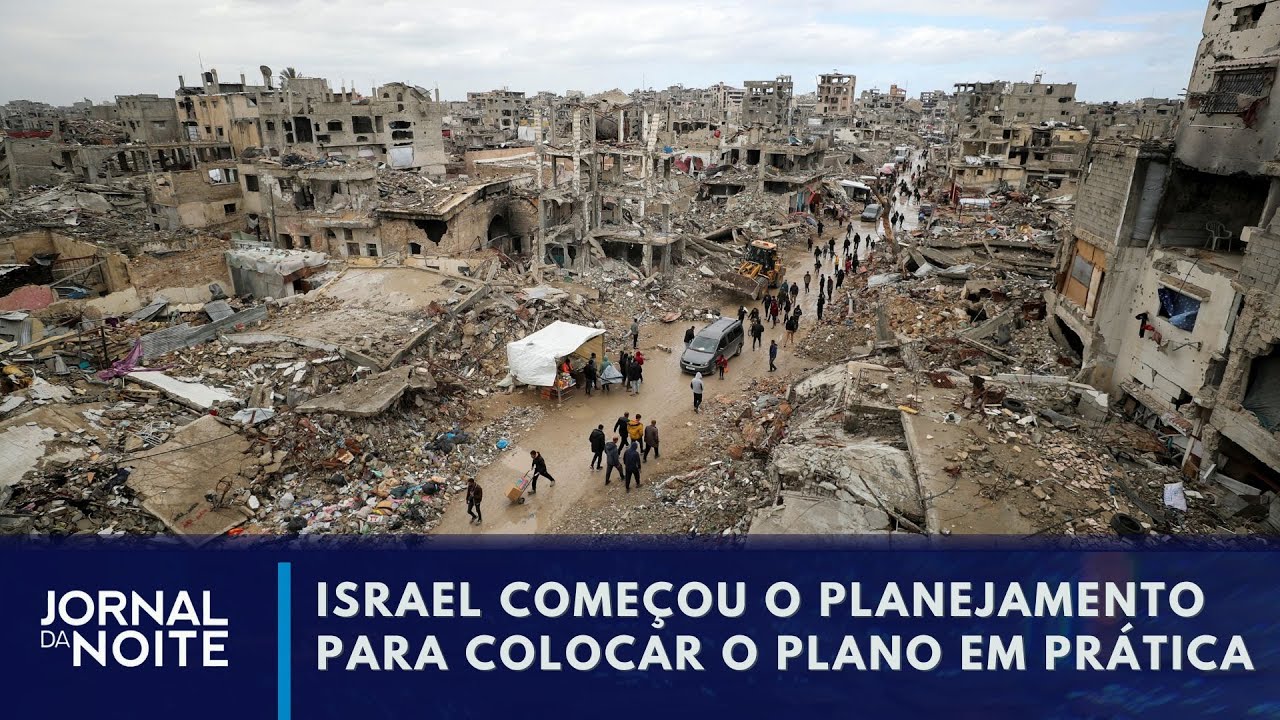 Trump volta a defender ideia de tomar o controle da Faixa de Gaza