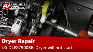 LG Dryer Repair — Will Not Spin — Belt Switch