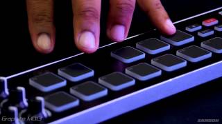 Video thumbnail for Samson Graphite MD13 mini drum pad USB MIDI controller overview with Kenneth Crouch by Samson Technologies