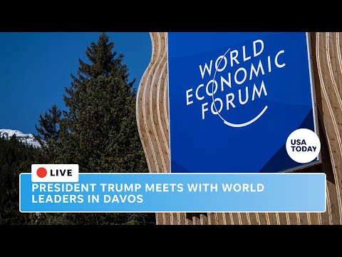 President Trump meets with leaders in Davos