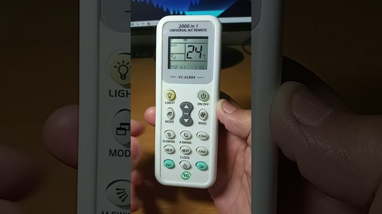 Controle universal de ar condicionado fazendo busca automática na configuração #shorts