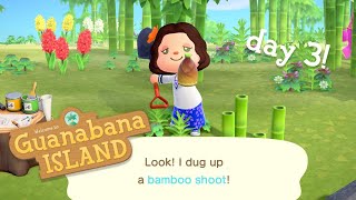 finding bamboo in animal crossing new horizons 🎋