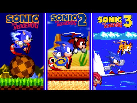 How the Sonic Trilogy Looked In Its Beta Versions