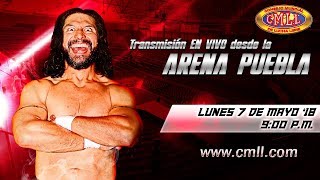 LA MEJOR LUCHA LIBRE EN VIVO DESDE LA ARENA PUEBLA 7 DE MAYO DE 2018