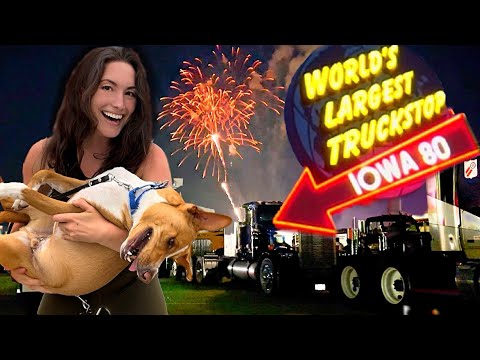 48 hours Living in a Prius at the WORLD's LARGEST TRUCK STOP!