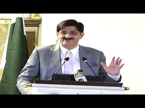CM Sindh Syed Murad Ali Shah Attand signing ceremony  sot