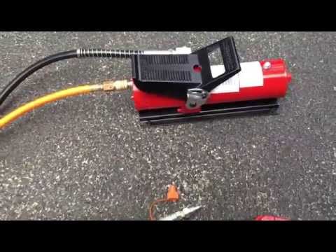 10,000 PSI Air Hydraulic Control Foot Pump