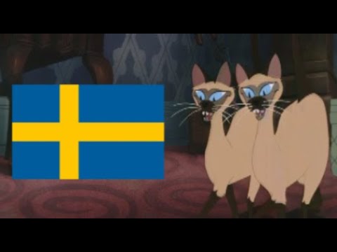 Lady and the Tramp - Siamese Cat Song [Swedish/Svenska]