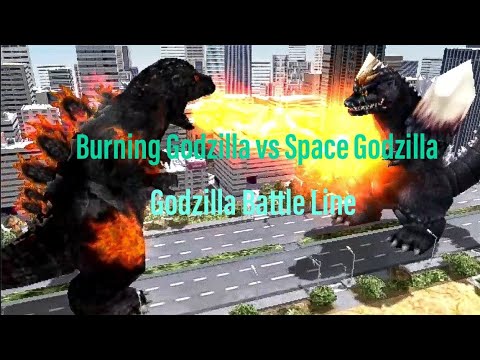 Burning Godzilla vs Space Godzilla - Godzilla Battle Line