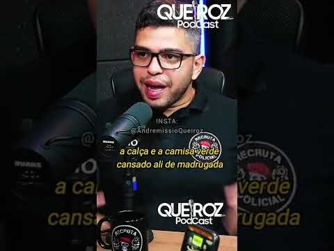 FUI ABORDADO PELA FORÇA NACIONAL E AI... RECRUTA POLICIAL, QUEIROZ PODCAST #shorts
