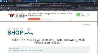 SQL injection attack, listing the database contents on non Oracle databases