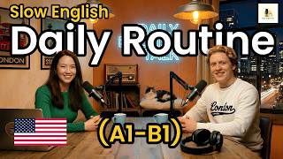 Daily Routine in English | Listen and Repeat | Shadowing Practice for Beginners