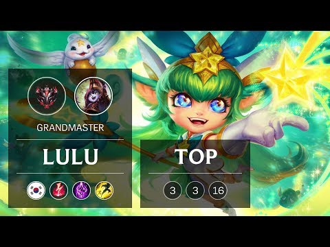Lulu Top vs Aatrox - KR Grandmaster Patch 9.4