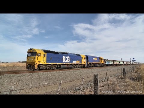 7736V Pacific National Grain Hoppers - PoathTV Australian Freight Trains & Railways