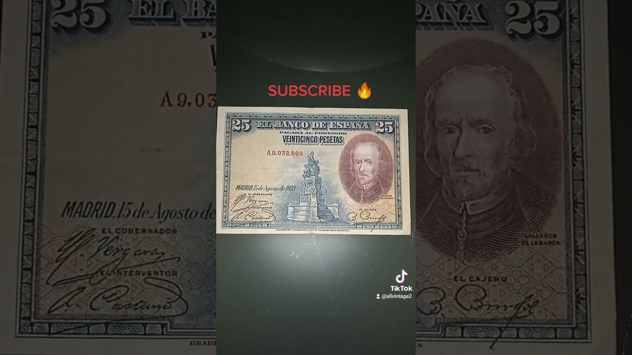 Watch Billete 25 Pesetas 1928* Now Billete 25 Pesetas 1928*