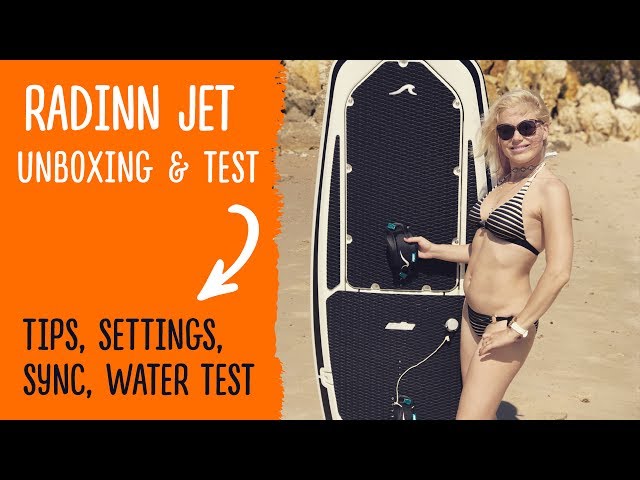 Radinn Jet SurfBoard UNBOXING, first look, excitement & frustration