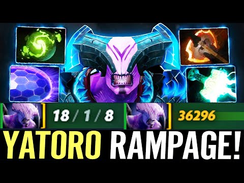 🔥 YATORO Faceless Void Refresh Orb RAMPAGE — Mjollnir 2x Chrono 100% BASH LORD Dota 2 Pro