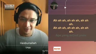 Download lagu #ReligiTerbaru #Ungu - Hasbunallah ( Video Karaoke duet bareng artis) smule cover mp3