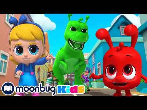 Orphle and the Dinosaur Bandits @Morphle | Funny Cartoons for Kids | Explore With Me!