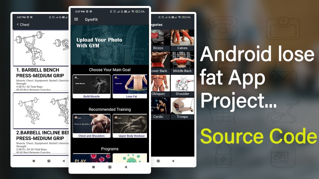 Android lose fat App Project Source Code